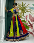 Multicolor Traditional Gujarati Chaniya Choli